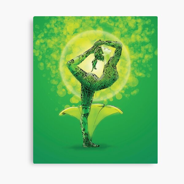 Yoga Dancer Pose Canvas Print