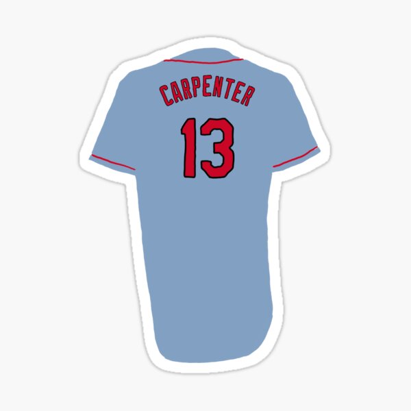 Matt Carpenter #13 Jersey Number Sticker for Sale by StickBall