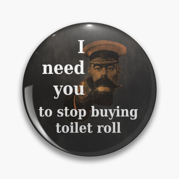 Item preview, Lord Kitchener Needs You to Stop Buying Toilet Roll designed and sold by SolarCross.