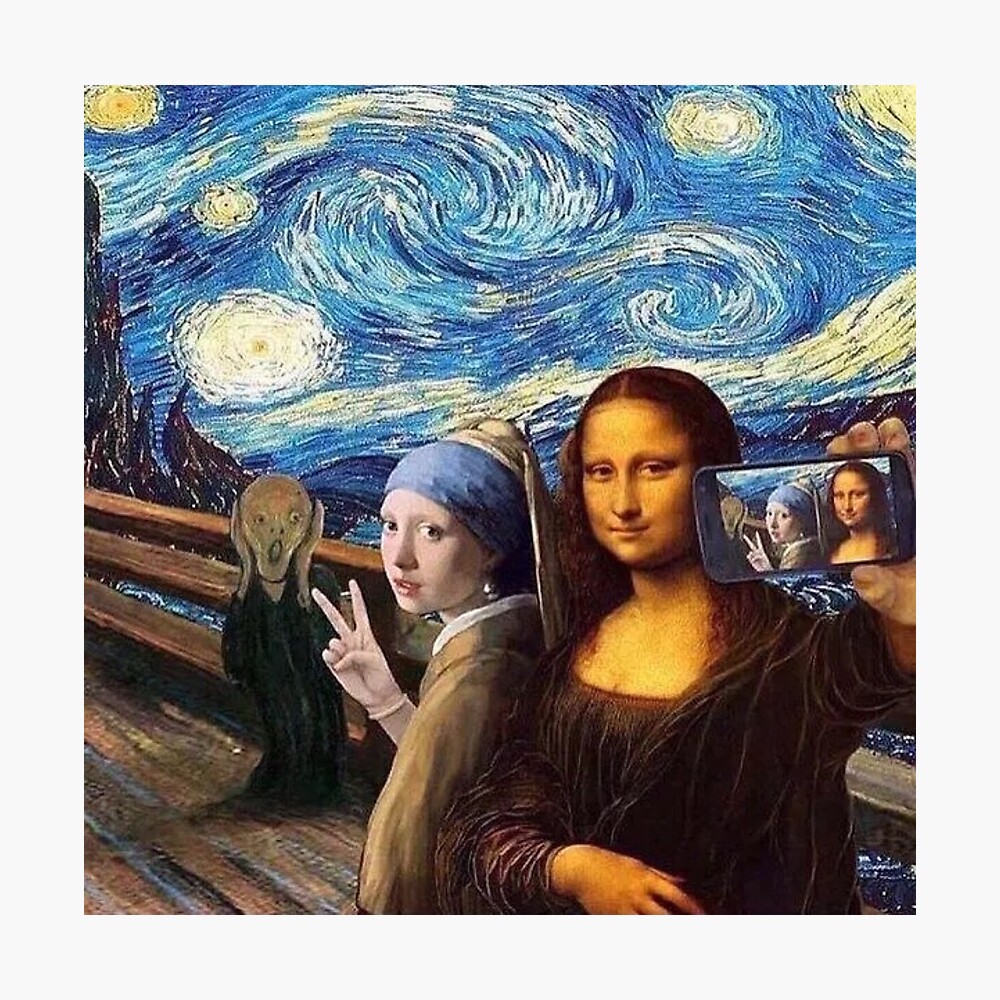 starry night and scream