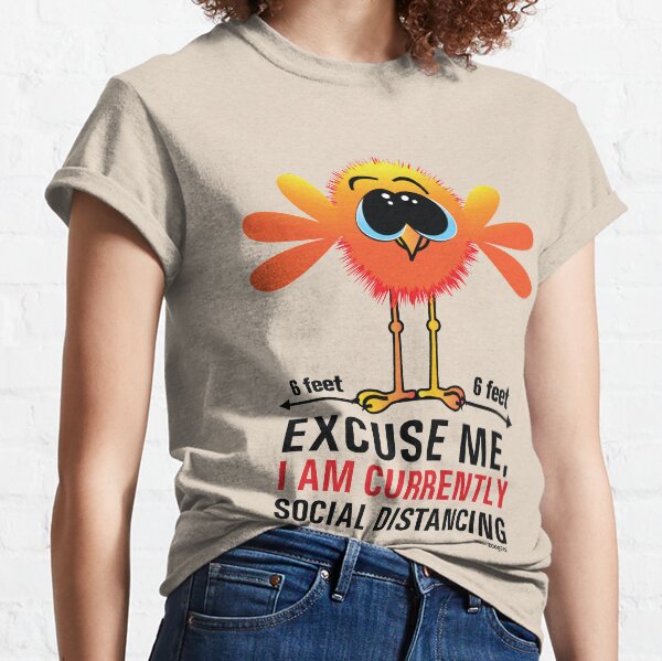 Self distancing for light colored shirts Classic T-Shirt
