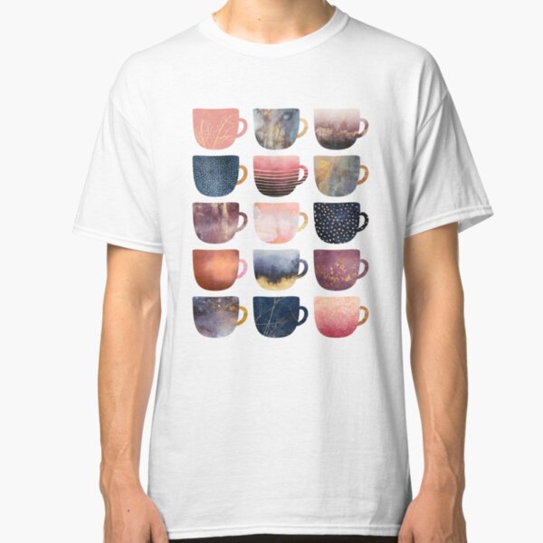 Pretty Coffee Cups 2 Classic T-Shirt