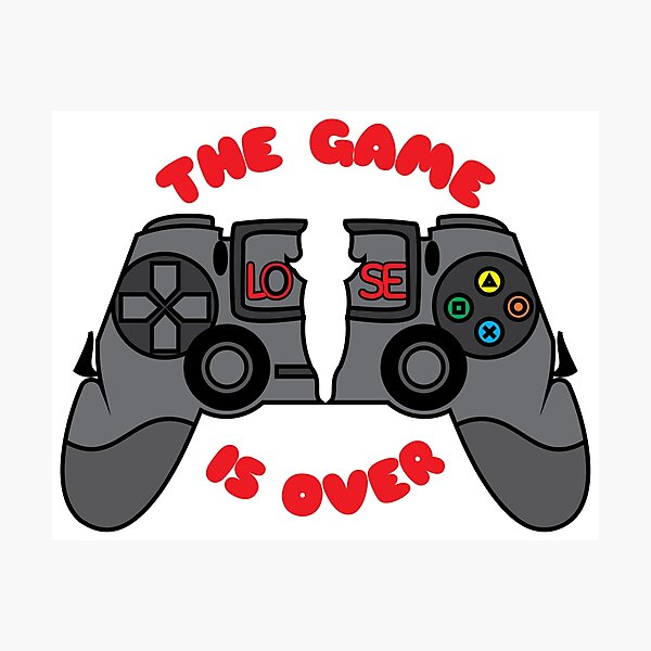 Broken Controller Wall Art Redbubble