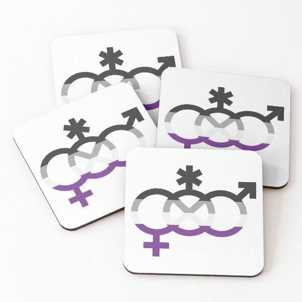 Item preview, alt bi and ace, interlocking symbols with asexual flag designed and sold by Skyler Orion X.