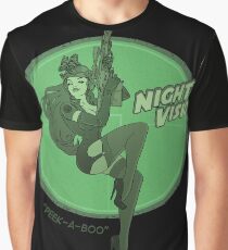 Night Vision Pin Up Graphic T-Shirt
