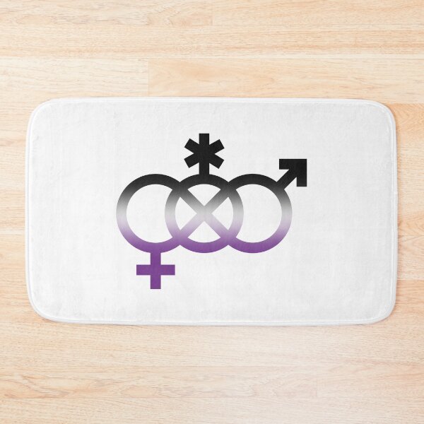 Item preview, alt bi and ace, interlocking symbols with asexual gradient designed and sold by Skyler Orion X.