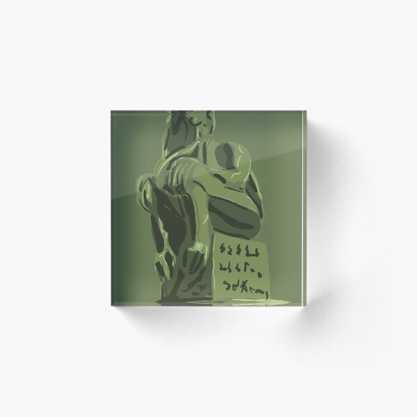 Eldritch Idol Acrylic Block