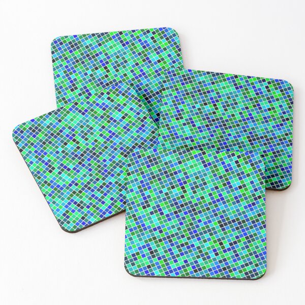 Item preview, Multicolored Inclined Pixels designed and sold by hatimelhag.