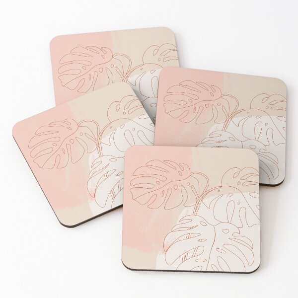 Item preview, Monstera Blush #shapeart #digitalart designed and sold by MerleCallesen.