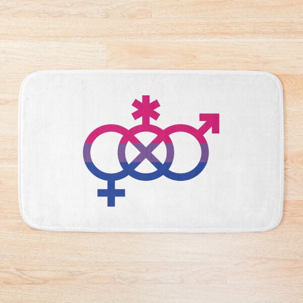 Item preview, alt bi, interlocking symbols with bisexual flag designed and sold by Skyler Orion X.