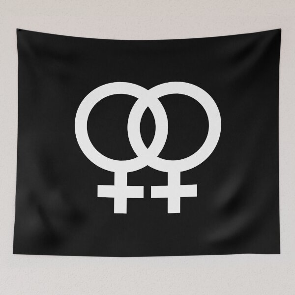 Item preview, wlw, interlocking symbols in white designed and sold by Skyler Orion X.