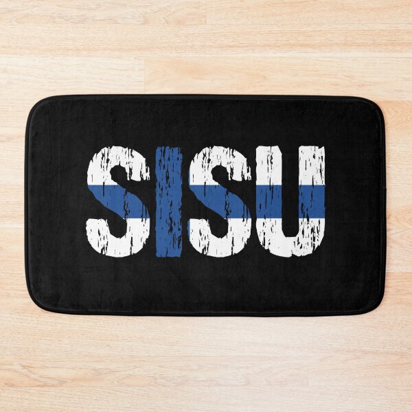 Aperçu de l'œuvre Drapeau finlandais Sisu en détresse créée et vendue par Nirvanibex.