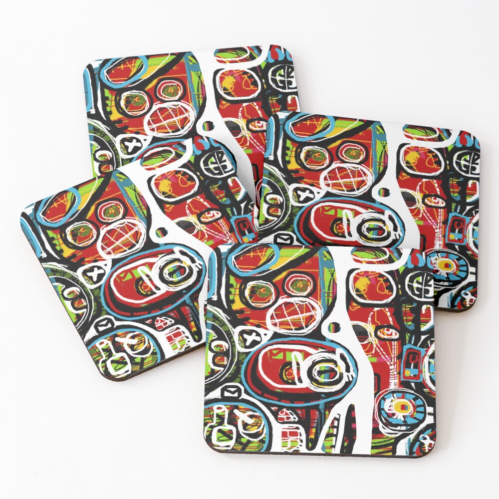 Item preview, Coasters (Set of 4) designed and sold by LBionicArt.