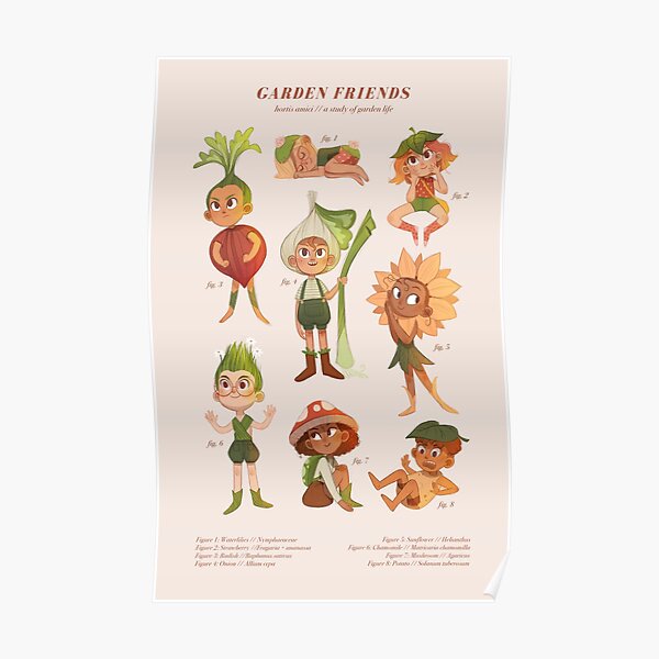 Garden Friends (Light) Poster