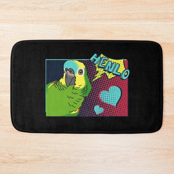Item preview, HENLO Blue fronted Amazon Parrot Comic designed and sold by FandomizedRose.