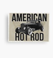 American Hot Rod - brown version Canvas Print