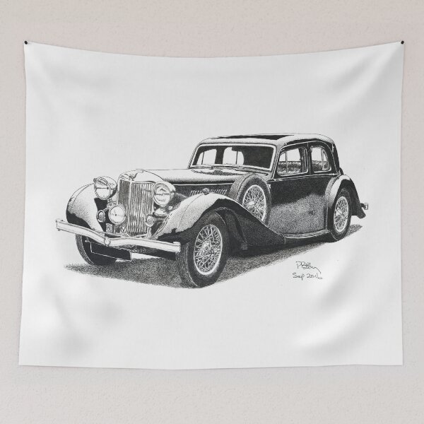 Item preview, 1939 MG SA Saloon designed and sold by Pete Bottomley.