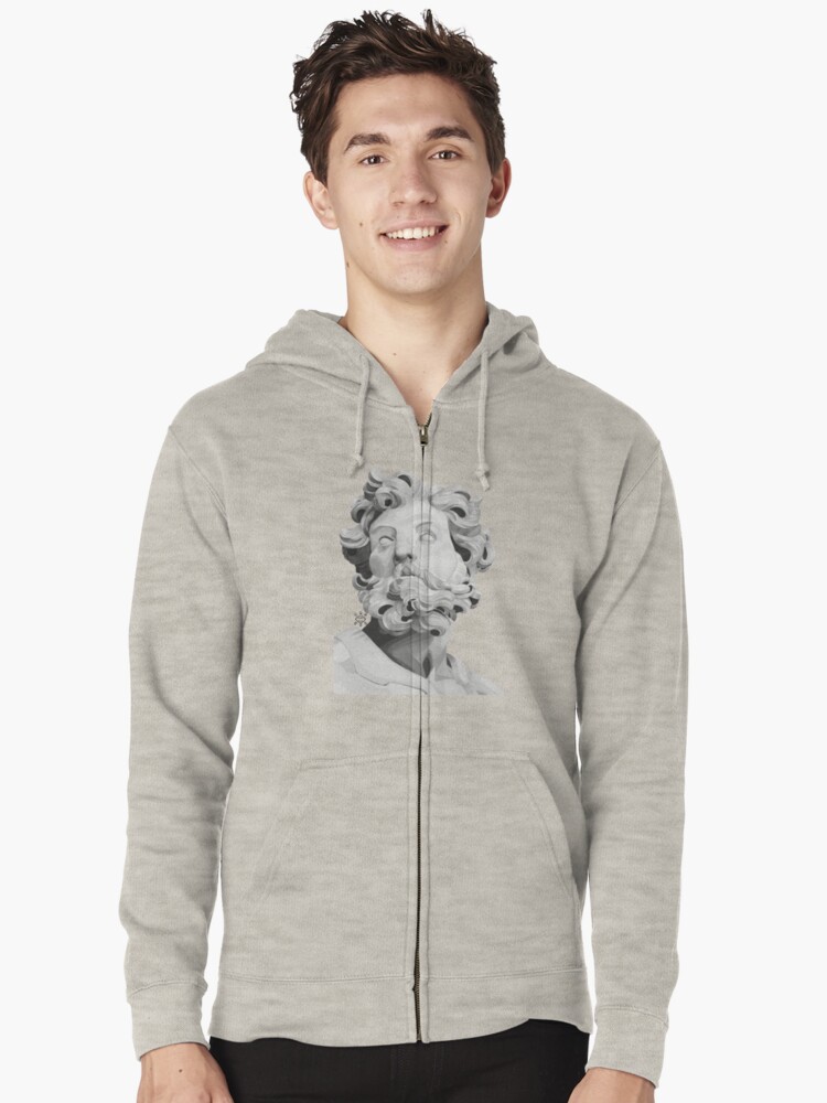 "Greek statue" Zipped Hoodie by FunnkyRob Redbubble