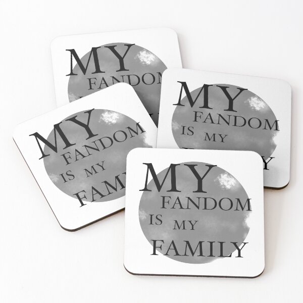 Item preview, MY FANDOM IS MY FAMILY - grey designed and sold by DreamerJournal.