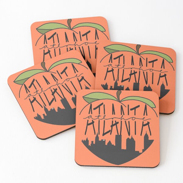 Item preview, Peachy Atlanta Skyline designed and sold by dicam.