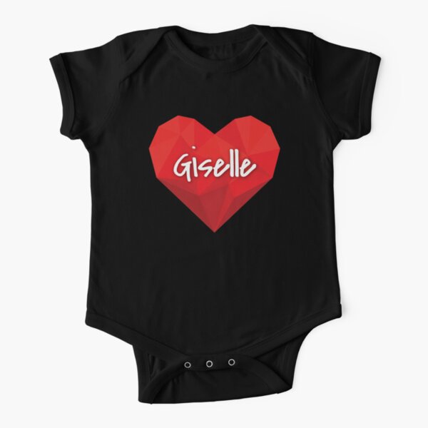 Giselle in My Heart Forever Love Short Sleeve Baby One-Piece