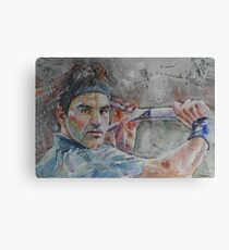 Roger Federer - 6 Canvas Print
