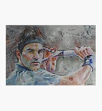 Roger Federer - 6 Photographic Print