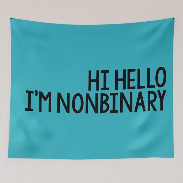 Item preview, Hi Hello, I'm Nonbinary designed and sold by Skyler Orion X.