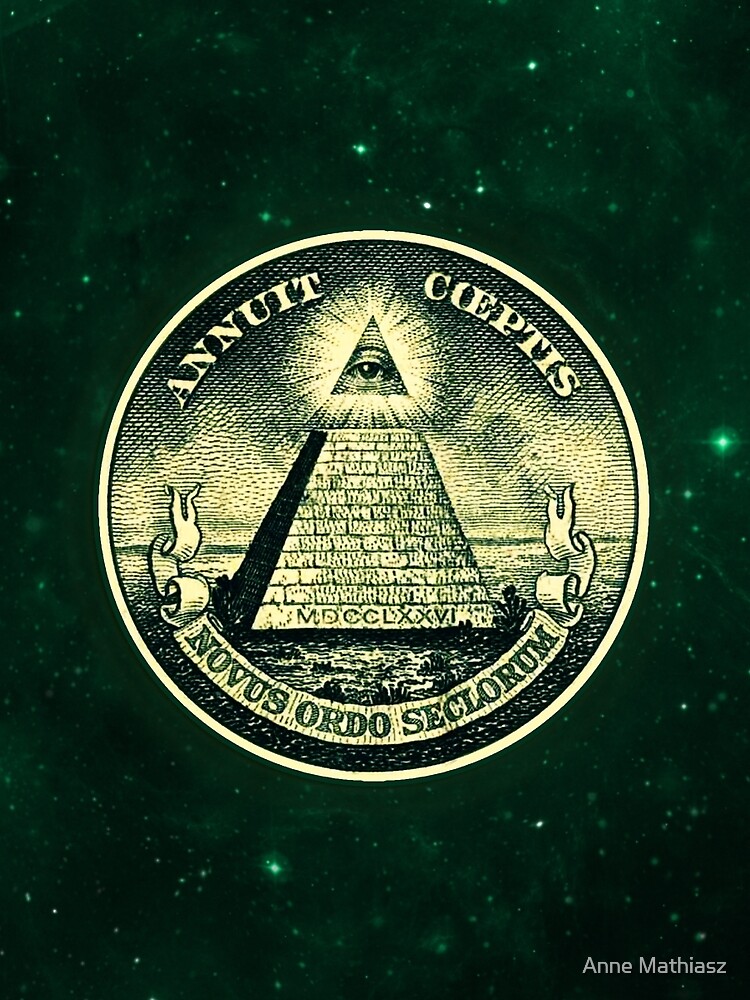 All seeing eye, pyramid, dollar, freemason, god by nitty-gritty