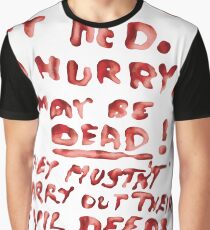 Eddie's Note to Dr. Scott Graphic T-Shirt