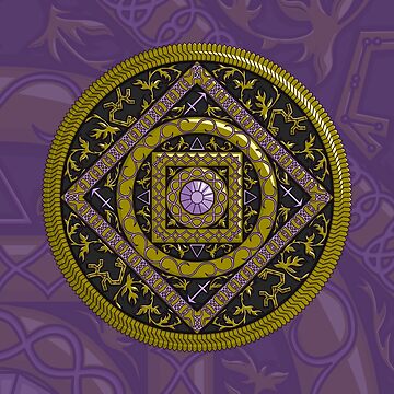 Artwork thumbnail, Sagittarius Mandala by Valerie Bennett