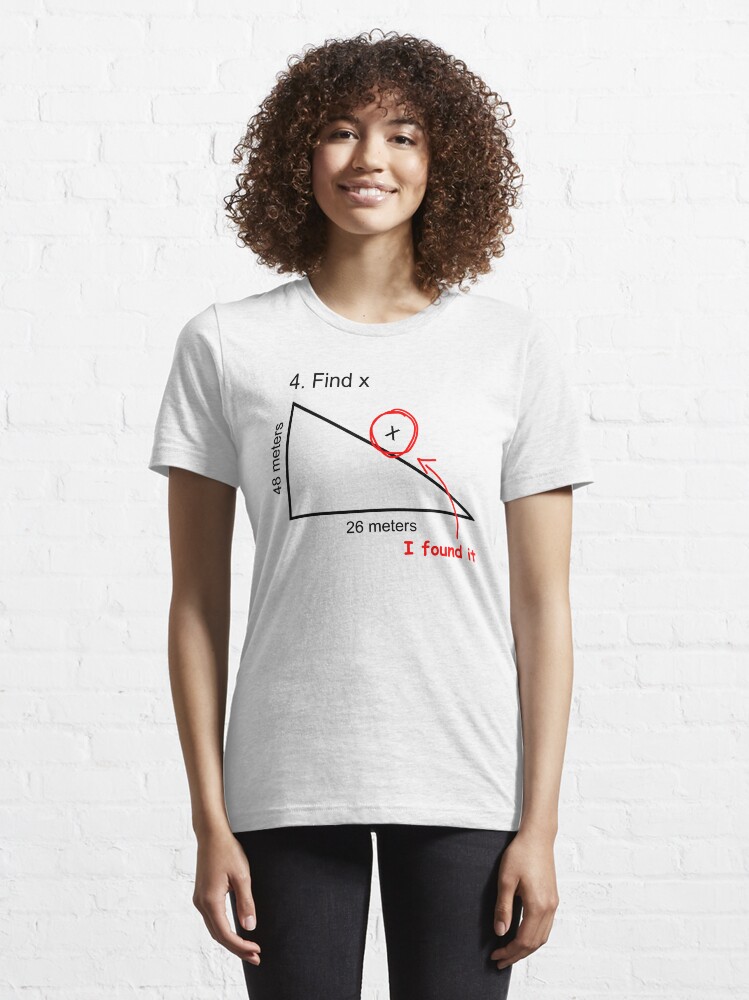 Alternate view of Find X (Homecoming, Math) Essential T-Shirt
