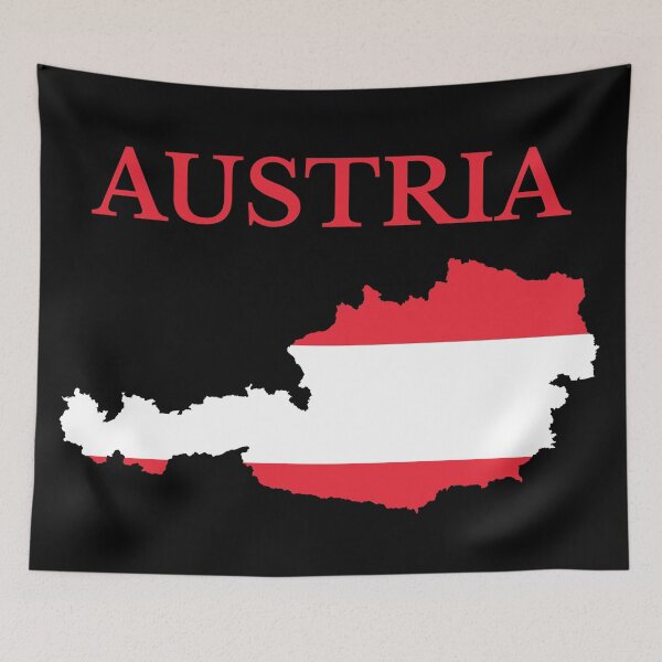 Item preview, Austria Flag Map designed and sold by marosharaf.