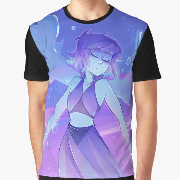Purple and Blue Graphic T-Shirt