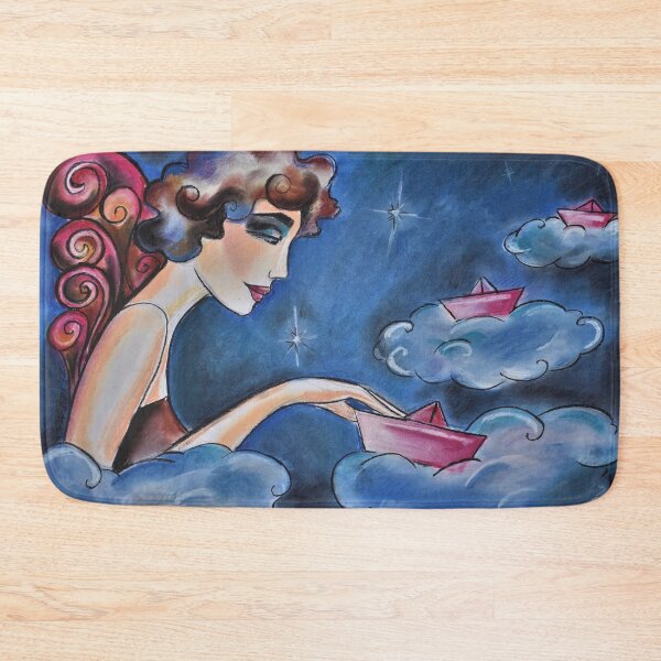 Item preview, Guardian Angel with paperboats designed and sold by PG Illustration.