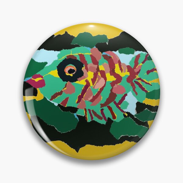 Item preview, Green fish designed and sold by Refletsirises.