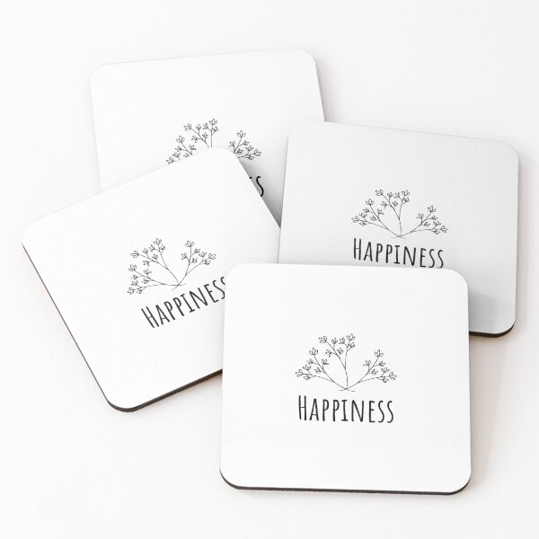 Item preview, Happiness inspirational motivational quotes designed and sold by Minimalist Quotes and Sayings.