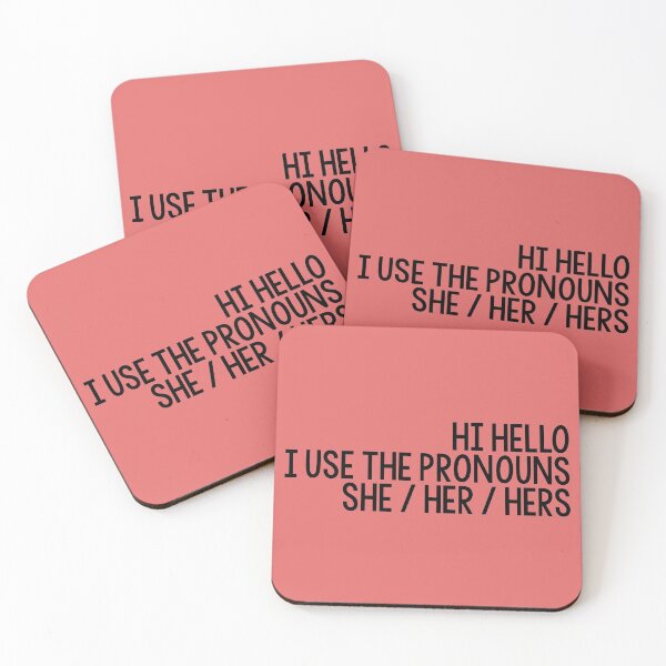Item preview, Hi Hello, I use the pronouns she/her/hers designed and sold by Skyler Orion X.