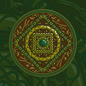 Artwork thumbnail, Taurus Mandala by Valerie Bennett