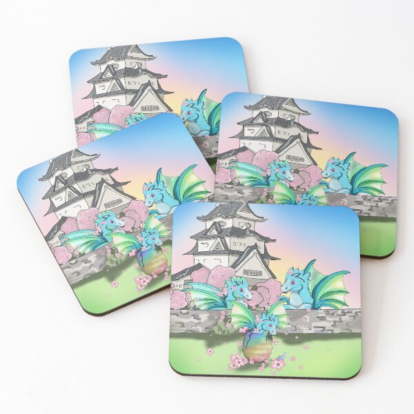 Item preview, Dragons at Himeji Castle designed and sold by CuisineCat.