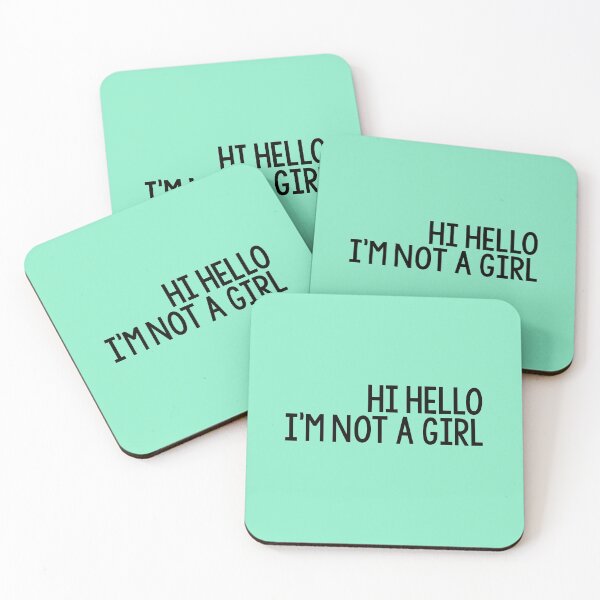 Item preview, Hi Hello, I'm Not a Girl designed and sold by Skyler Orion X.