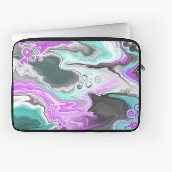 Acrylic Pour :) Laptop Sleeve