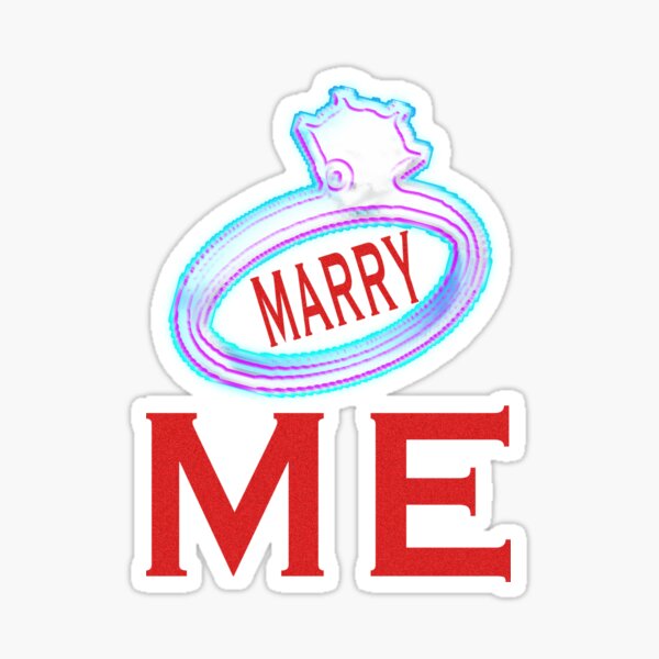 Item preview, Marry Me! designed and sold by IBMClothing.