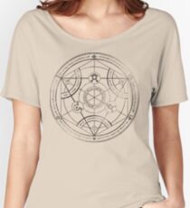 Human transmutation circle - charcoal Women's Relaxed Fit T-Shirt