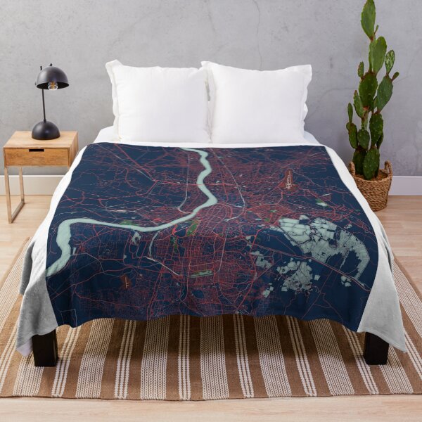 Item preview, Mapa de la ciudad de Kolkata, edición oscura designed and sold by Fedir Gontsa.