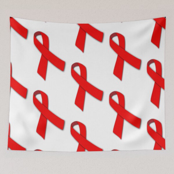 Item preview, Red Ribbon AIDS Awareness HIV designed and sold by JoAnnFineArt.
