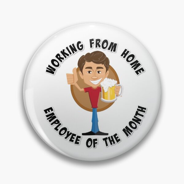 Item preview, MENS WORKING FROM HOME EMPLOYEE OF THE MONTH CORONAVIRUS COVID-19 CHINESE FLU 2020 designed and sold by Nextlevellife.