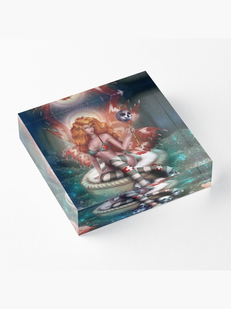 Alternate view of Cake Fairy Madness Bikini Acrylic Block
