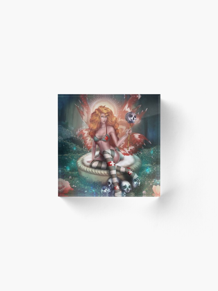 Alternate view of Cake Fairy Madness Bikini Acrylic Block
