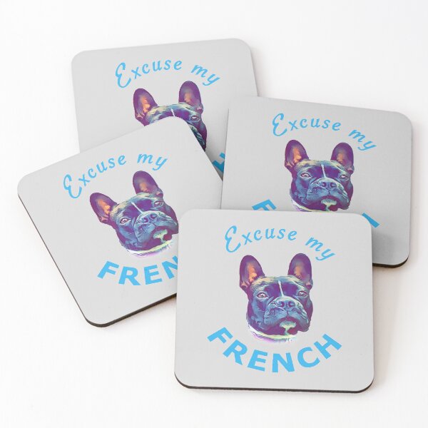 Item preview, Excuse My French - Sky Blue designed and sold by ryanwfraser.